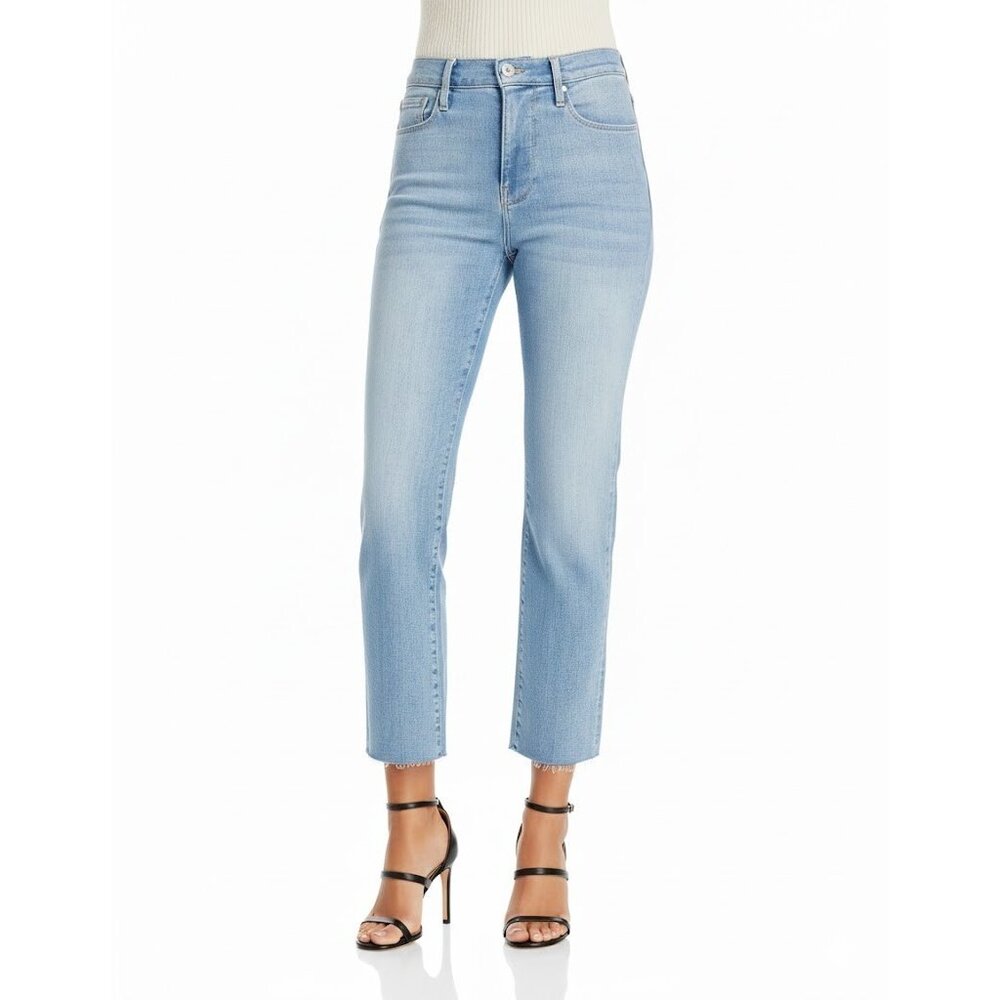 NWT FRAME Le Sylvie Crop in Overturn High Rise Straight Stretch Jeans 30